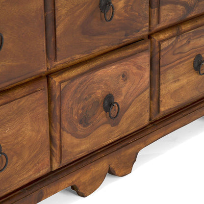 Solid Wood Chest Of Drawers In Natural Finish