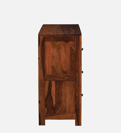 Sheesham Wood Chest Of Drawers In Honey Oak Finish