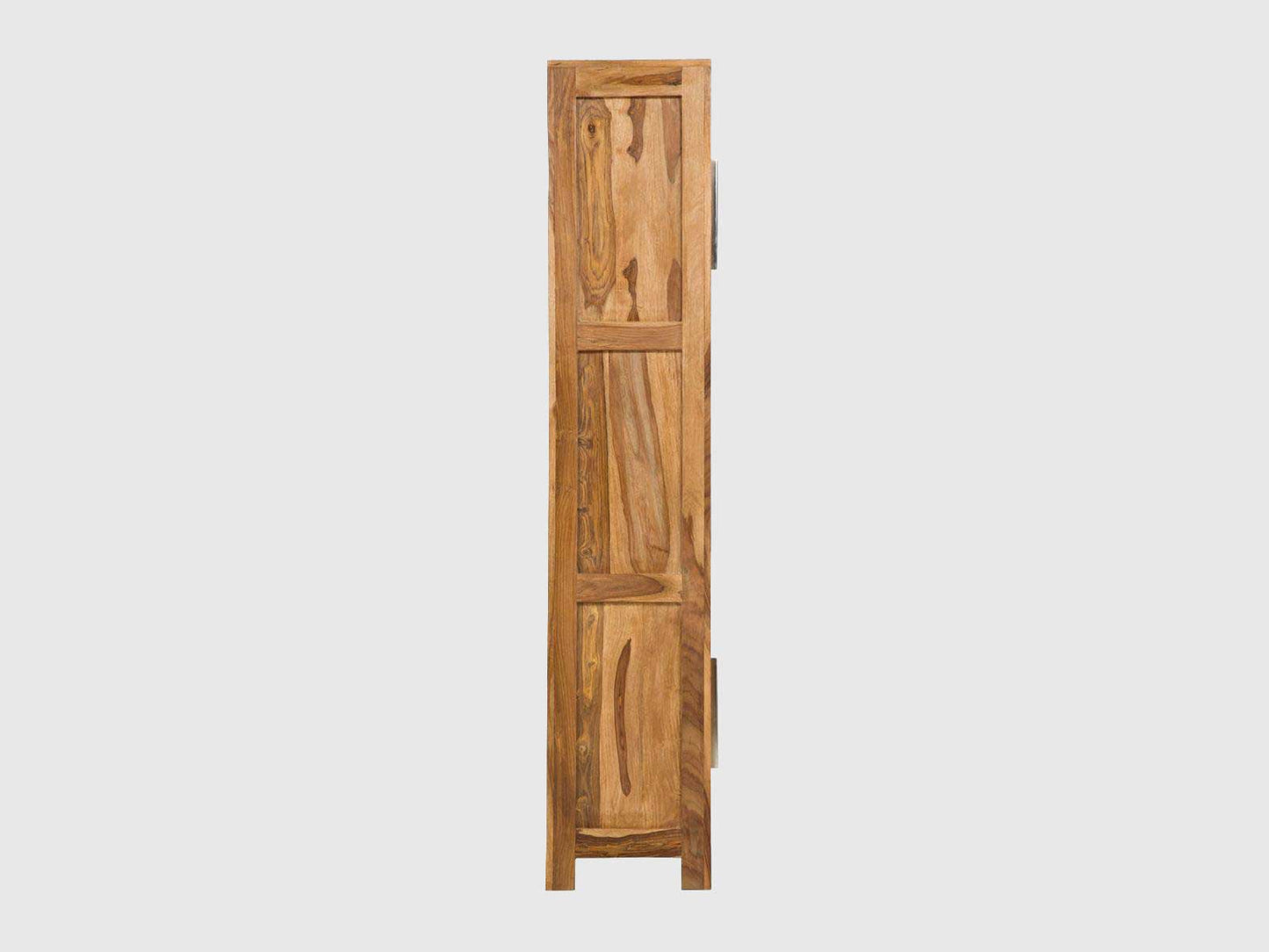 Solid Wood Crockery Unit In Brown Finish