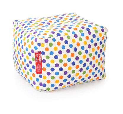 Square - Ottoman Printed Bean Bag With Fillers - Large