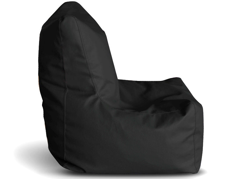 Leatherette Bean Bag Chair With Fillers - Large