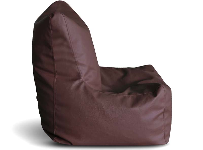 Leatherette Bean Bag Chair With Fillers - Large