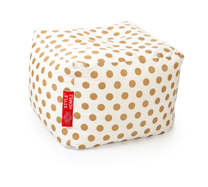 Square - Ottoman Printed Bean Bag With Fillers - Large