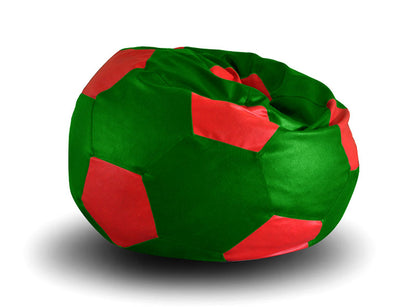Leatherette Football Bean Bag With Fillers - XXL