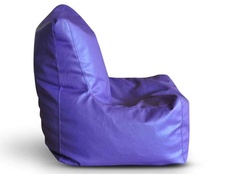 Leatherette Bean Bag Chair With Fillers - Large
