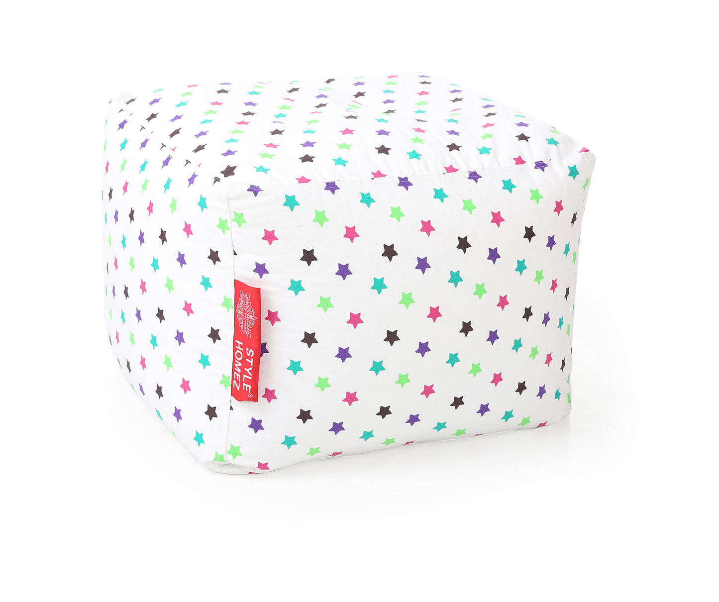 Square - Ottoman Printed Bean Bag With Fillers - Large