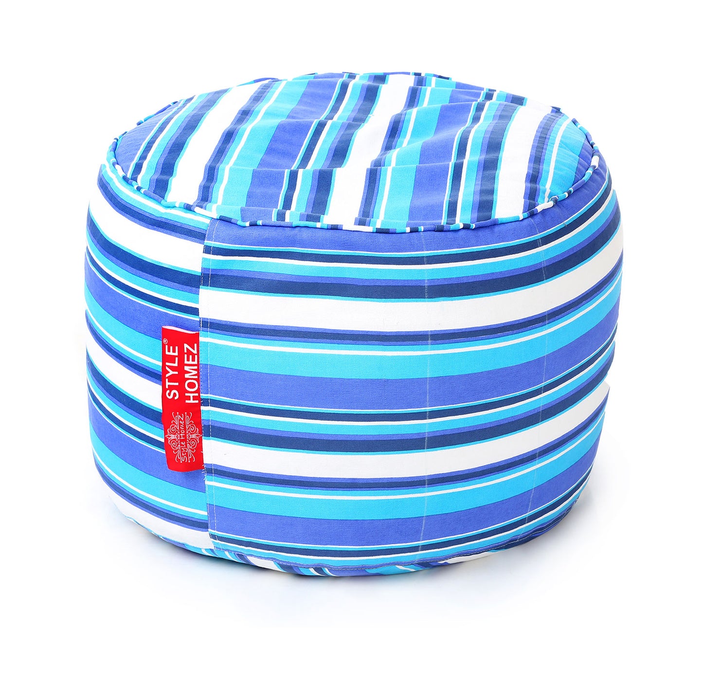 Round - Ottoman Printed Bean Bag With Fillers - Large