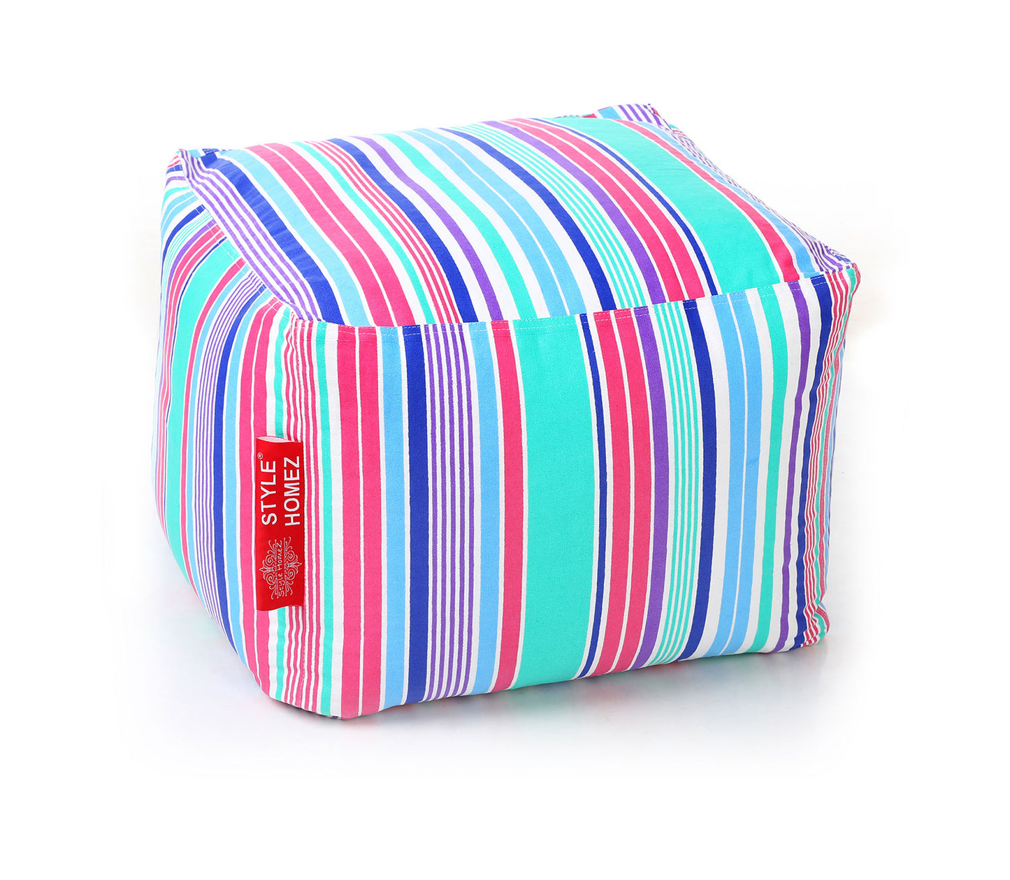Square - Ottoman Printed Bean Bag With Fillers - Large