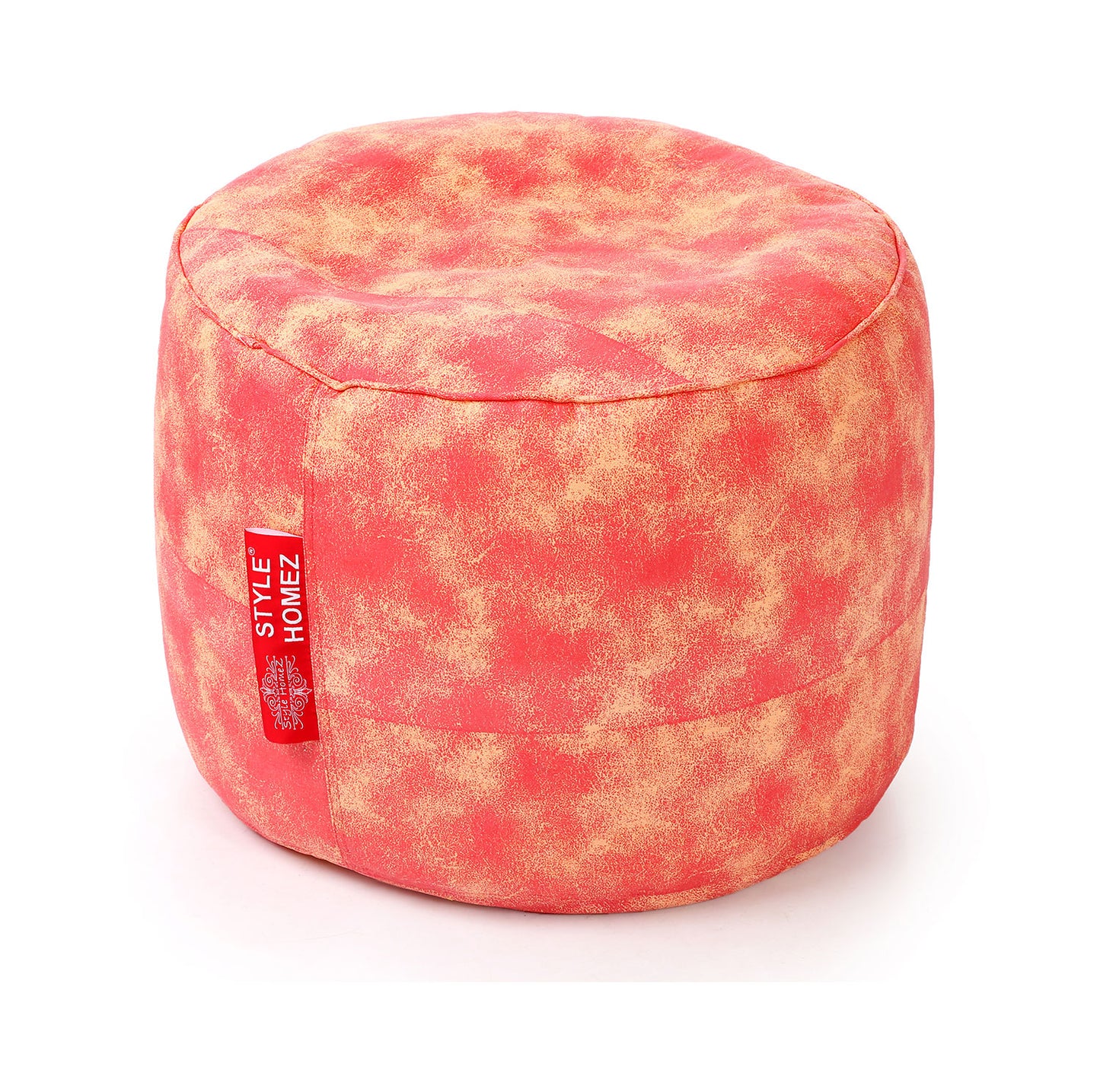 Round - Ottoman Printed Bean Bag With Fillers - Large