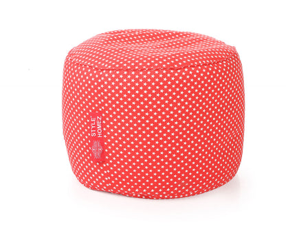 Round - Ottoman Printed Bean Bag With Fillers - Large