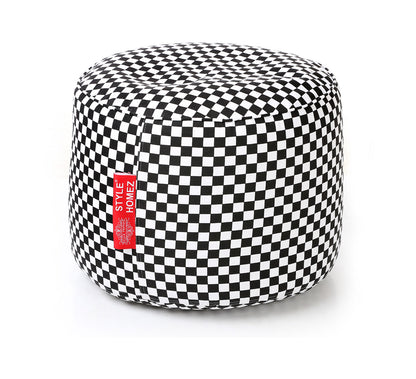 Round - Ottoman Printed Bean Bag With Fillers - Large
