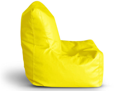 Leatherette Bean Bag Chair With Fillers - Large