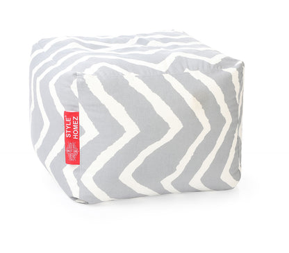 Square - Ottoman Printed Bean Bag With Fillers - Large
