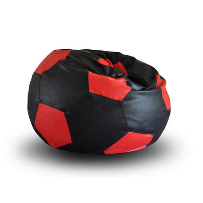 Leatherette Football Bean Bag With Fillers - XXL