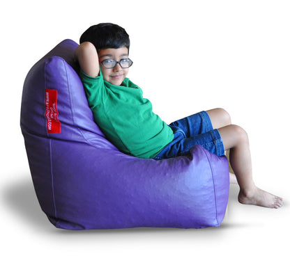 Leatherette Bean Bag Chair With Fillers - Large