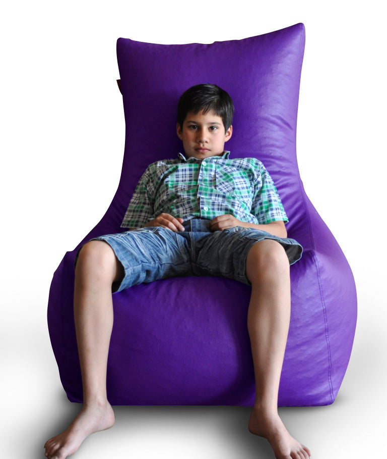 Leatherette Bean Bag Chair With Fillers - XXXL