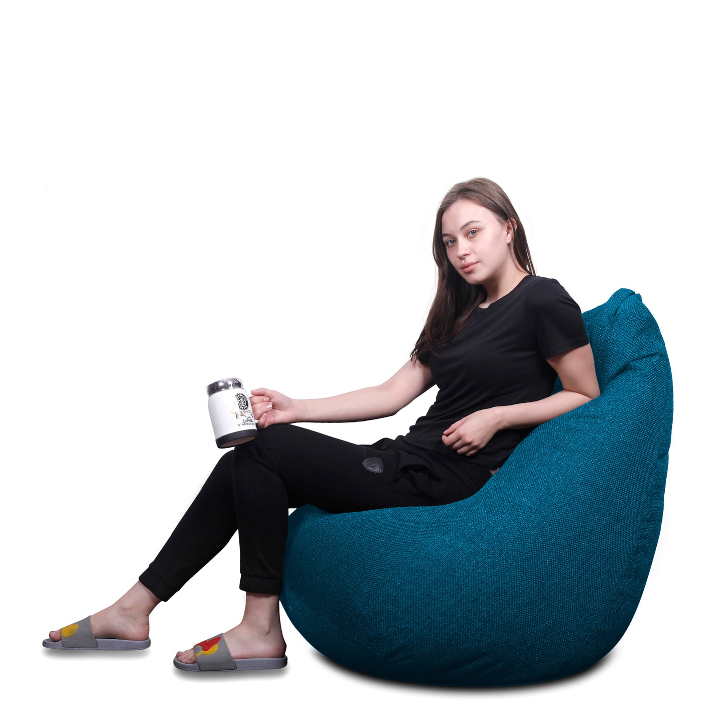 Organix - Jute Fabric Bean Bag With Fillers - Jumbo