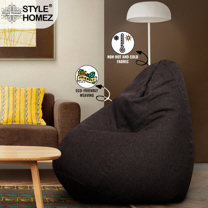 Organix - Jute Fabric Bean Bag With Fillers - Jumbo
