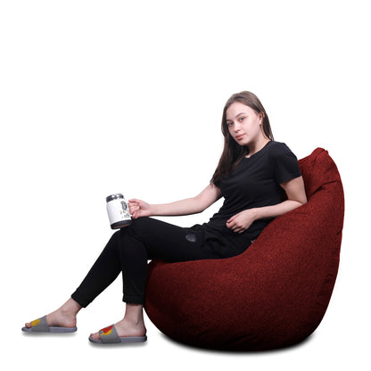 Organix - Jute Fabric Bean Bag With Fillers - Jumbo