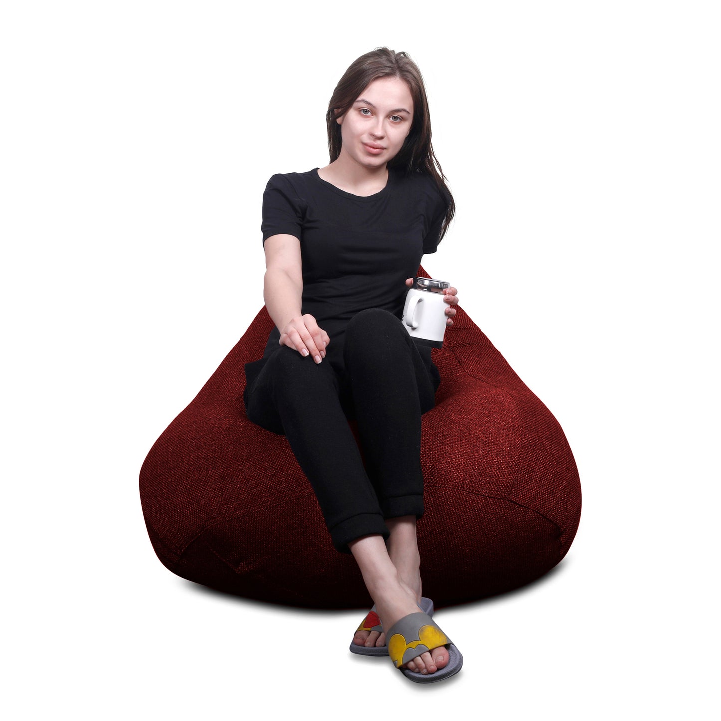 Organix - Jute Fabric Bean Bag With Fillers - Jumbo