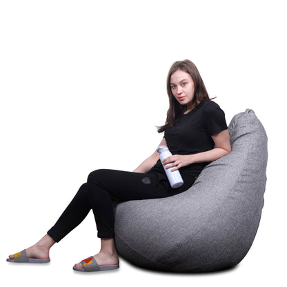 Organix - Jute Fabric Bean Bag With Fillers - Jumbo