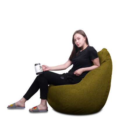 Organix - Jute Fabric Bean Bag With Fillers - Jumbo