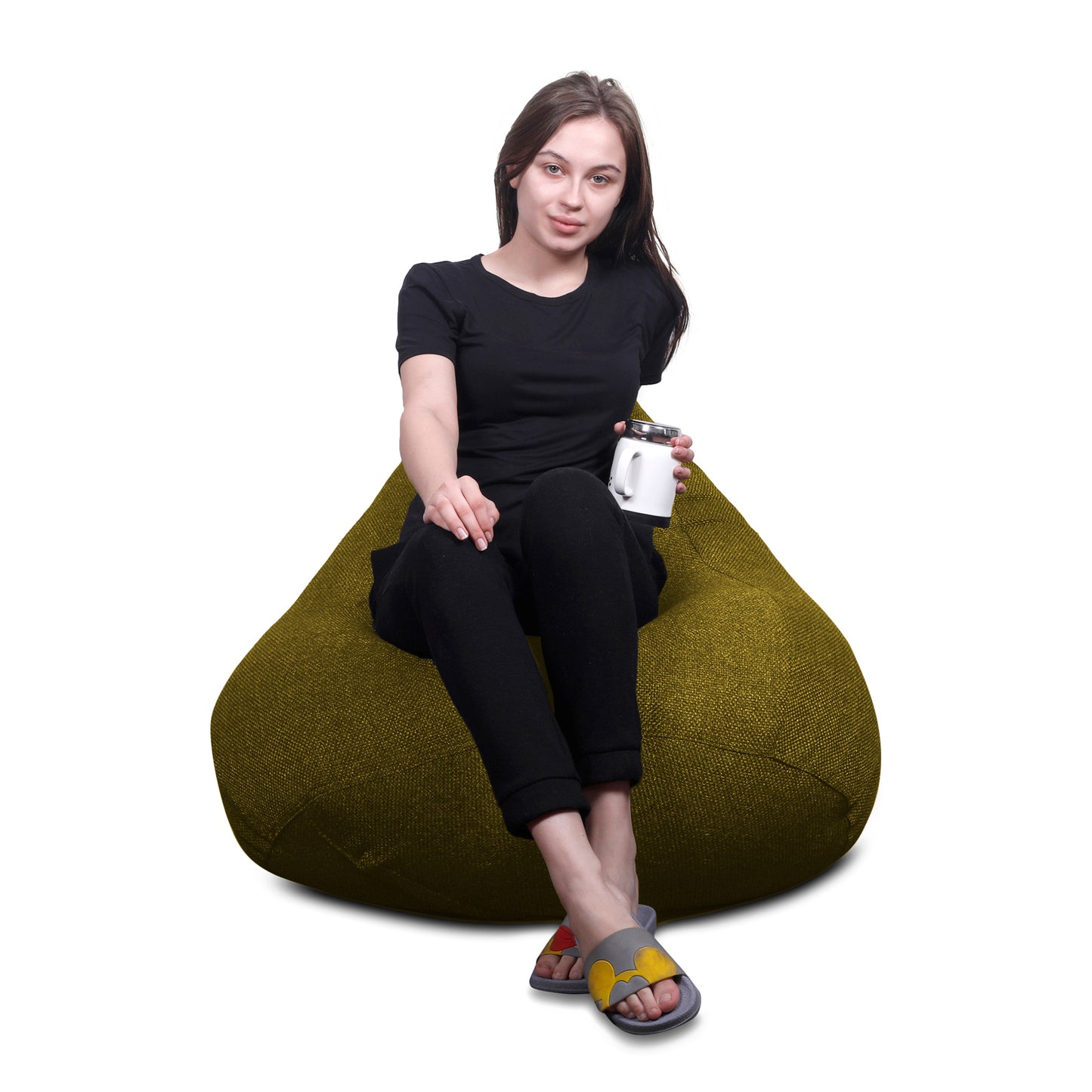 Organix - Jute Fabric Bean Bag With Fillers - Jumbo