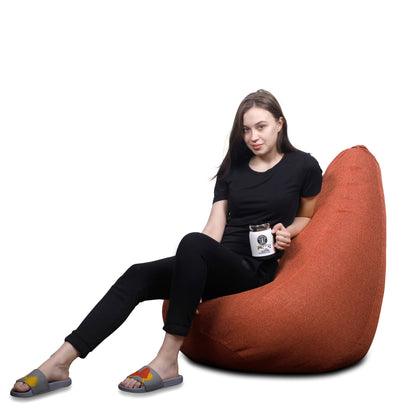 Organix - Jute Fabric Bean Bag With Fillers - Jumbo