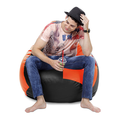 Classic - Leatherette Bean Bag With Fillers - XXXL