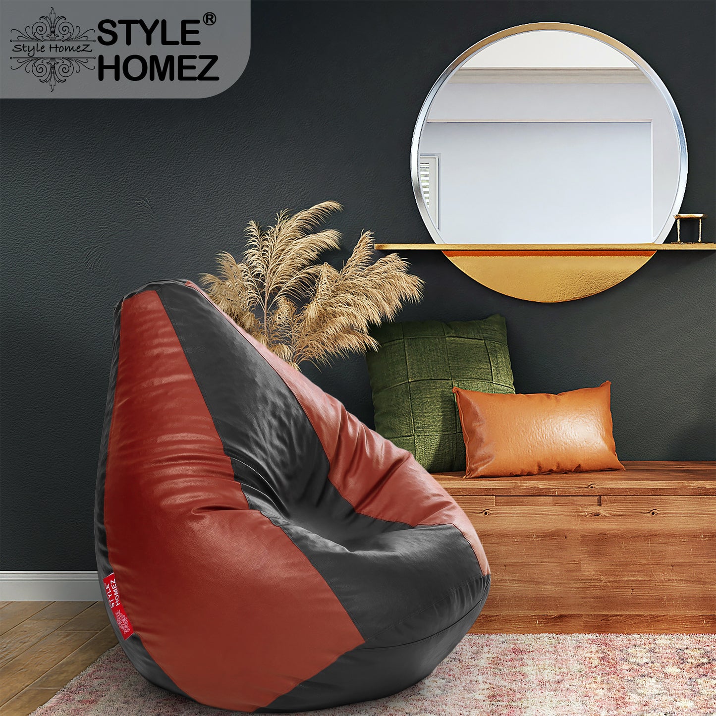 Classic - Leatherette Bean Bag With Fillers - XXXL