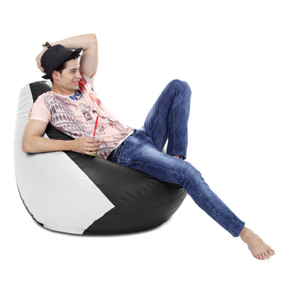 Classic - Leatherette Bean Bag With Fillers - XXXL