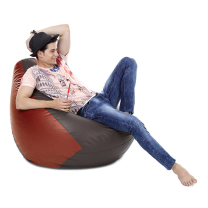 Classic - Leatherette Bean Bag With Fillers - XXXL