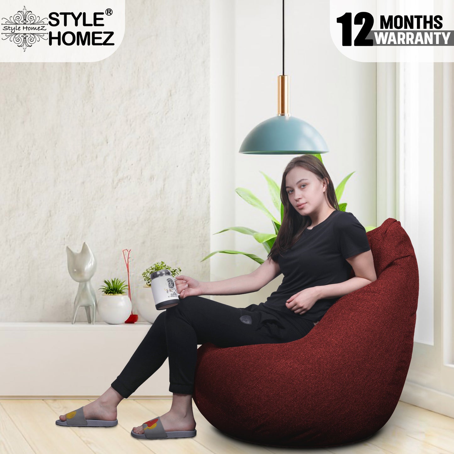 Organix - Jute Fabric Bean Bag With Fillers - XXXL