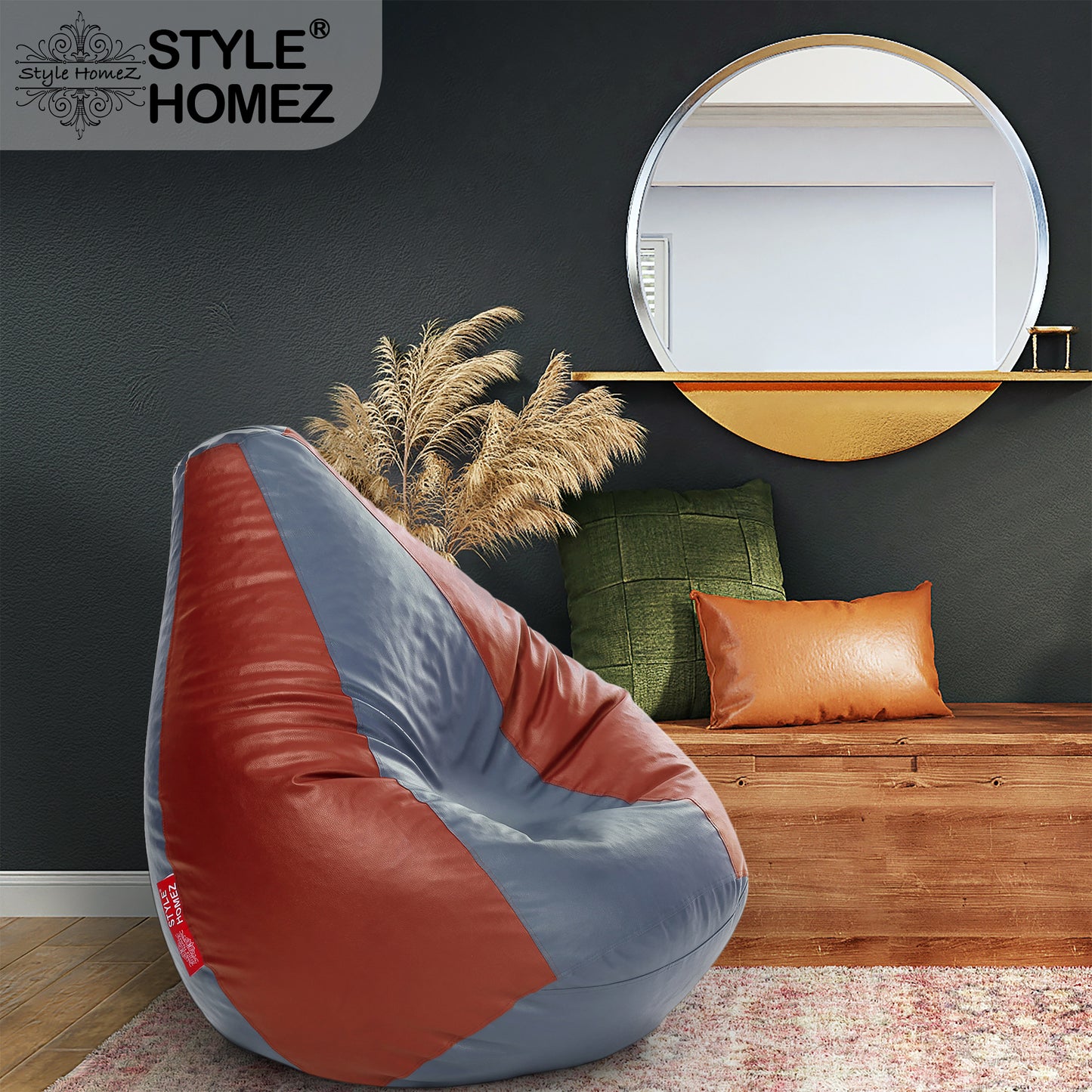 Classic - Leatherette Bean Bag With Fillers - XXXL