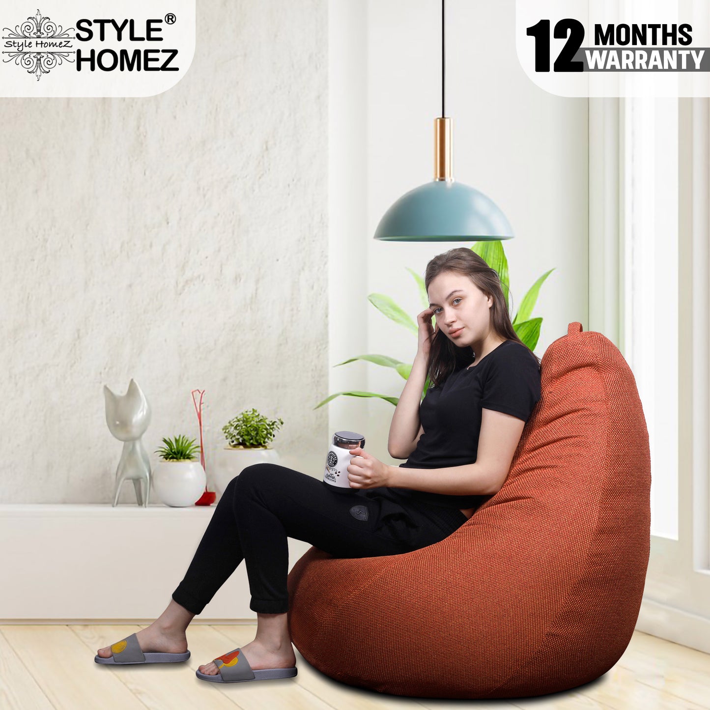 Organix - Jute Fabric Bean Bag With Fillers - XXXL