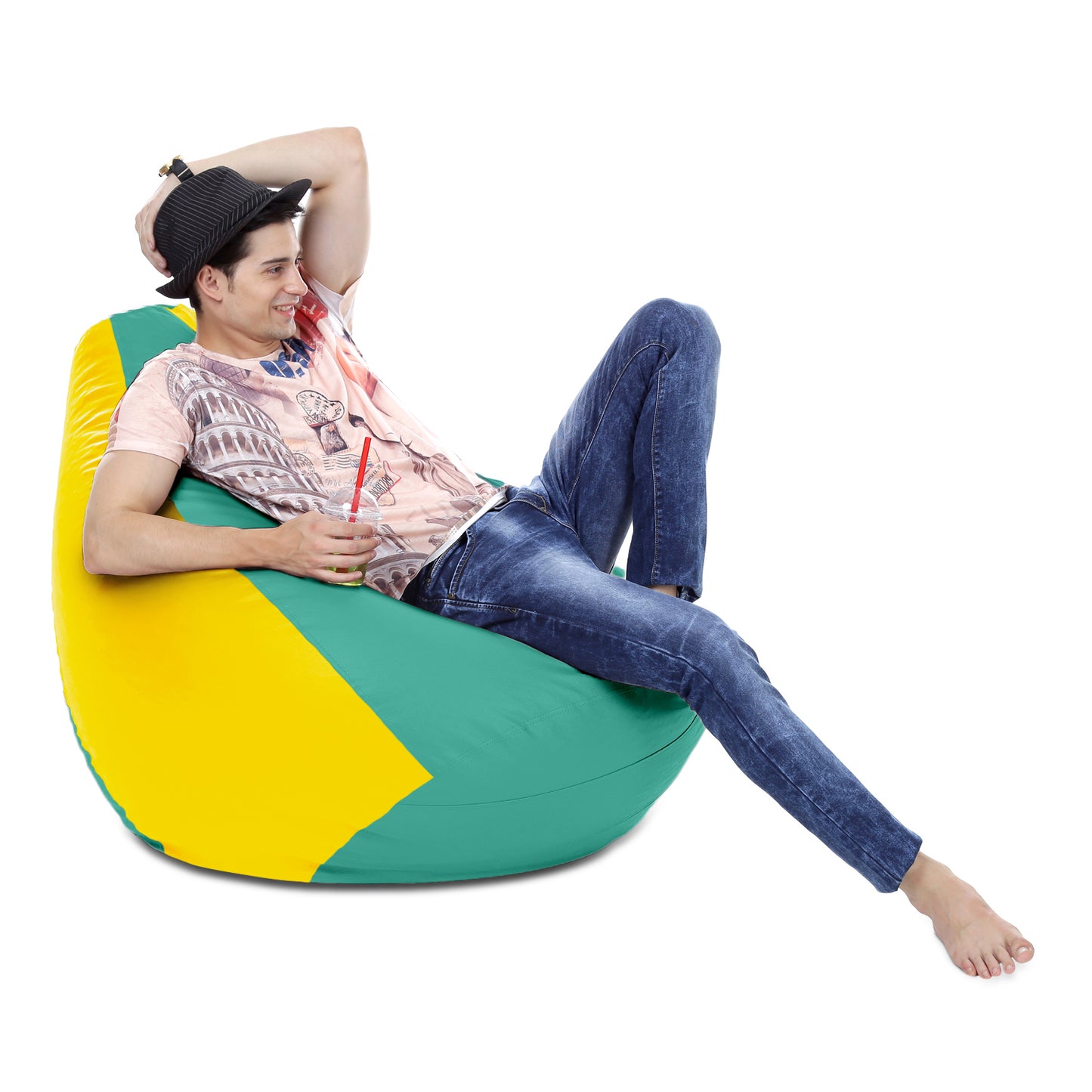 Classic - Leatherette Bean Bag With Fillers - XXXL