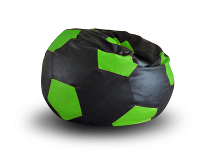 Leatherette Football Bean Bag With Fillers - XXL