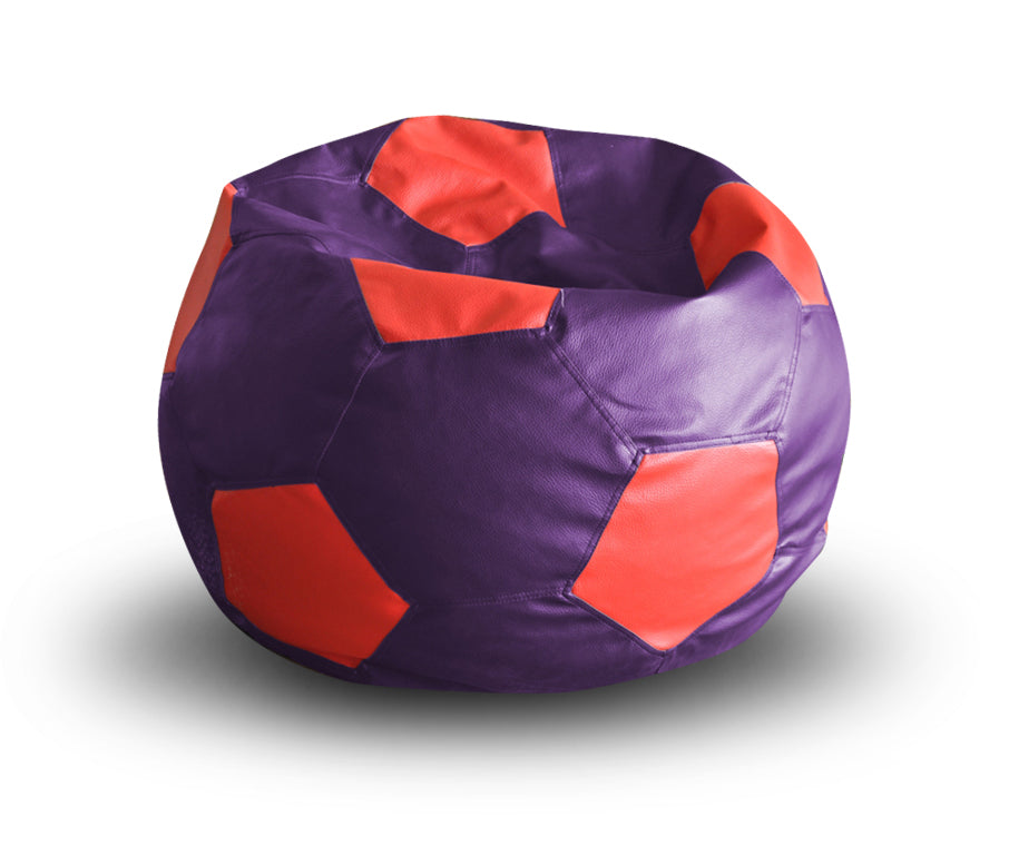 Leatherette Football Bean Bag With Fillers - XXL