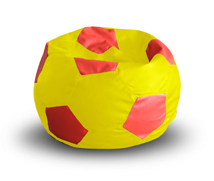 Leatherette Football Bean Bag With Fillers - XXL