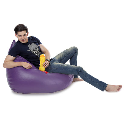 HumBug - Leatherette Bean Bag With Fillers - XL
