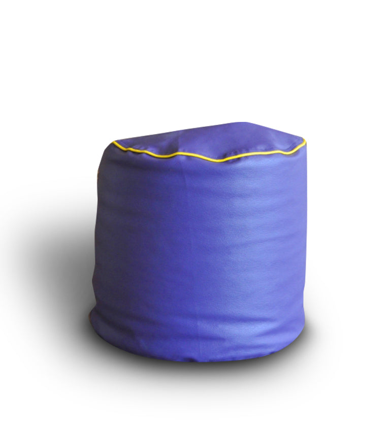 Classic - Leatherette Bean Ottoman Stool - Large
