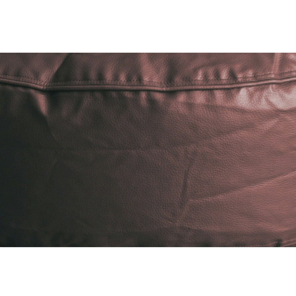 Brown XL Round Floor Cushion With Beans - Chocolate