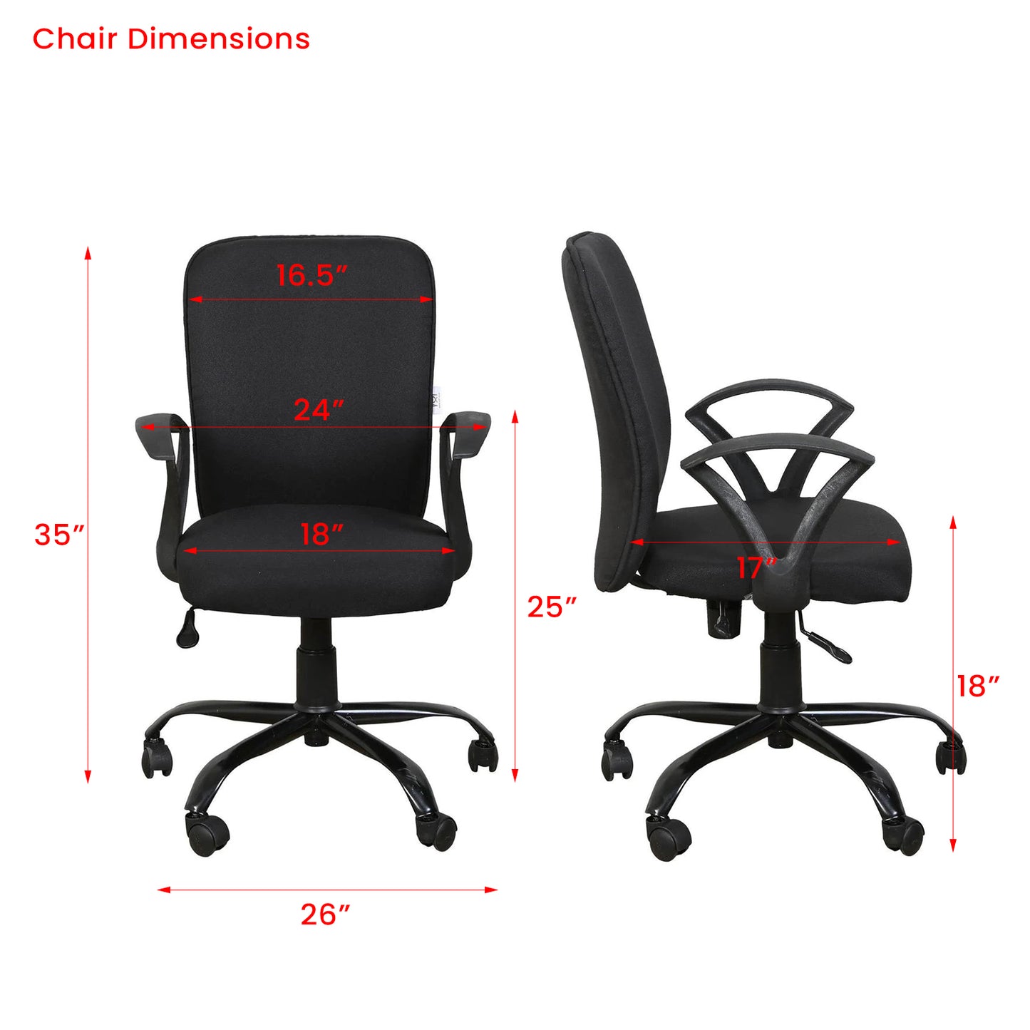 Lego Ergonomic Chair For Work From Home & Office - Black