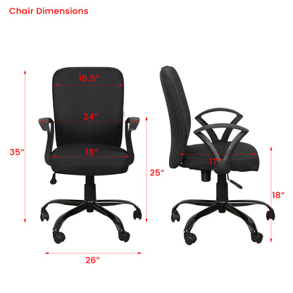 Lego Ergonomic Chair For Work From Home & Office - Black