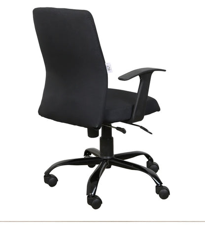 Cuba - Medium Back Ergonomic Chair for Work from Home & Office - Black