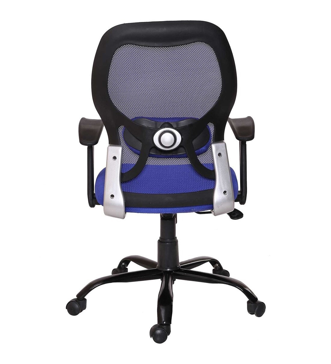 Schuller - Medium Back Ergonomic Chair for Work from Home & Office - Blue