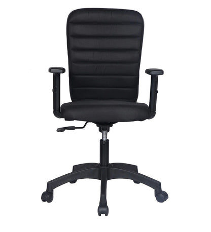 Benita - Medium Back Ergonomic Chair for Work from Home & Office - Black