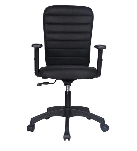 Benita - Medium Back Ergonomic Chair for Work from Home & Office - Black