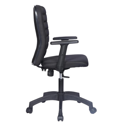 Benita - Medium Back Ergonomic Chair for Work from Home & Office - Black